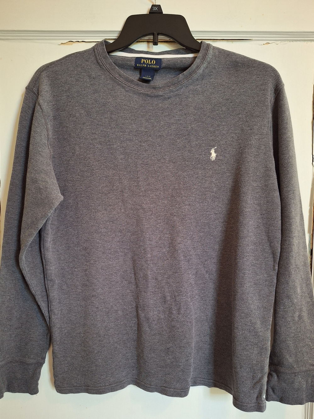 Polo by Ralph Lauren Men’s Crewneck Long-Sleeve Sweater - Charcoal